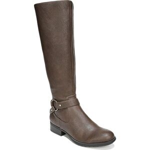NWT! LifeStride Felicity Womens Faux Leather Knee-High Boots - Size 10 WIDE